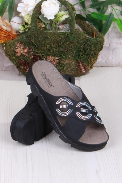 Fort 220507 Siyah Rahat Esnek Anatomik Kadın Terlik ürün görseli