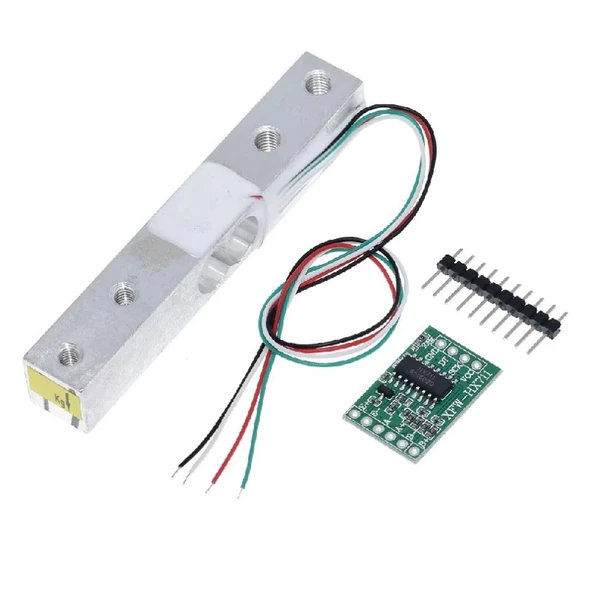 5 Kg Ağırlık Ölçme Sensörü Loadcell Hx711 Tartı Terazi Arduino ürün görseli