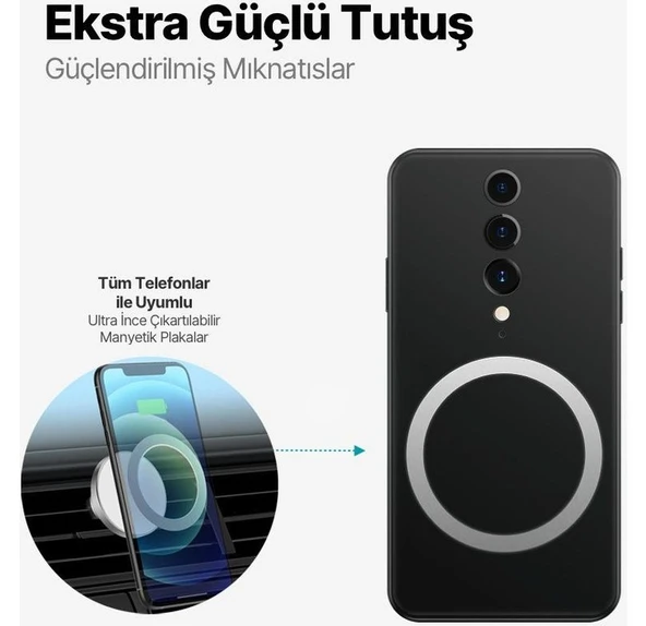 Ttec Easydrive Pro M Magsafe Uyumlu Araç Içi Telefon Tutucu - 3