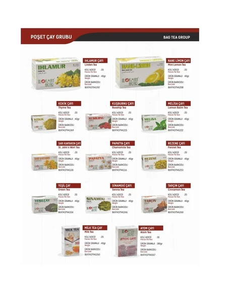 Enginar Çayı Süzen Poşet 20x2Gr, 3 AdetLokman Aktar - 4