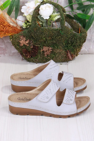 Fort 160161 Gri Rahat Esnek Anatomik Kadın Terlik - Resim 2