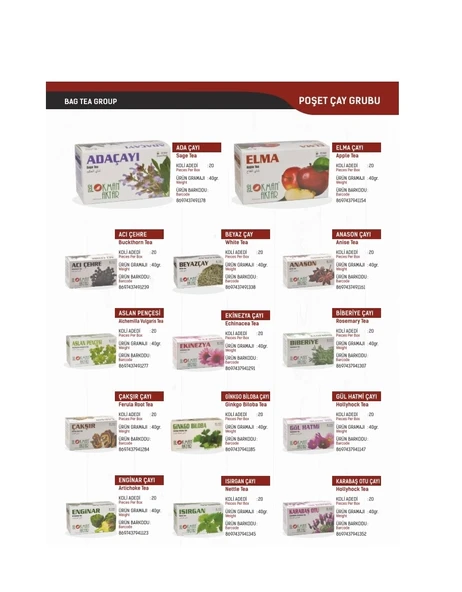 Enginar Çayı Süzen Poşet 20x2Gr, 3 AdetLokman Aktar - 3