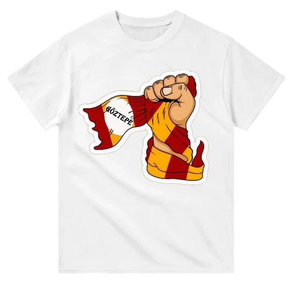 Göztepe Yumruk Kısa kollu bisiklet yaka t-shirt