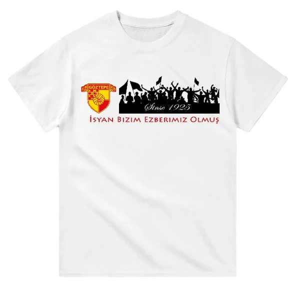 Göztepe İsyan Kısa kollu bisiklet yaka t-shirt