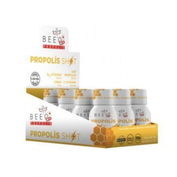 Bee o Up Propolisli Çinko D3+C vitaminli Shot 12x50ml