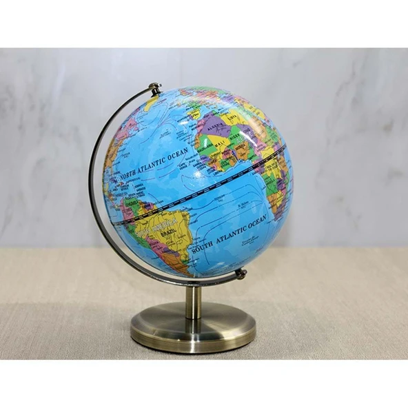 Dekoratif Masa Üstü Dünya Küre - Resim 2