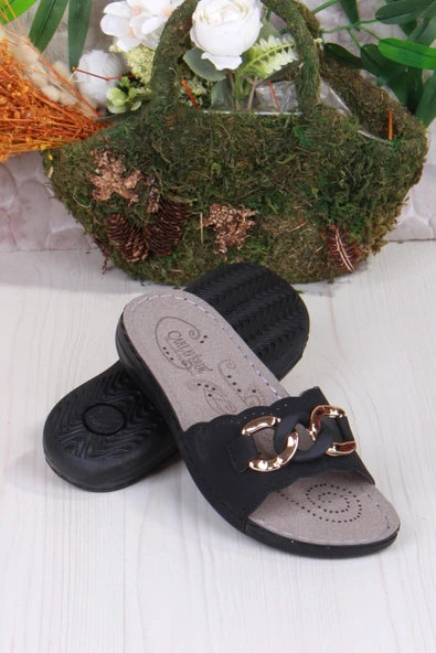 Fort 5229 Siyah Rahat Esnek Anatomik Kadın Terlik ürün görseli