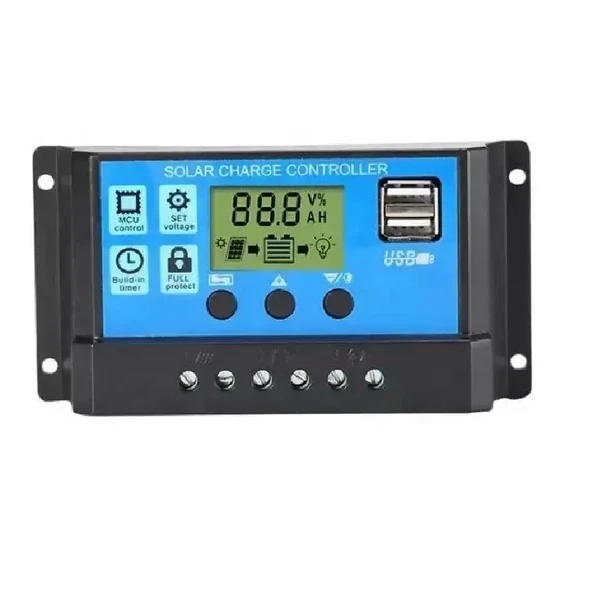 Solar Güneş Paneli Akü Şarj Kontrol Cihazı 30 Amper 12V 24V