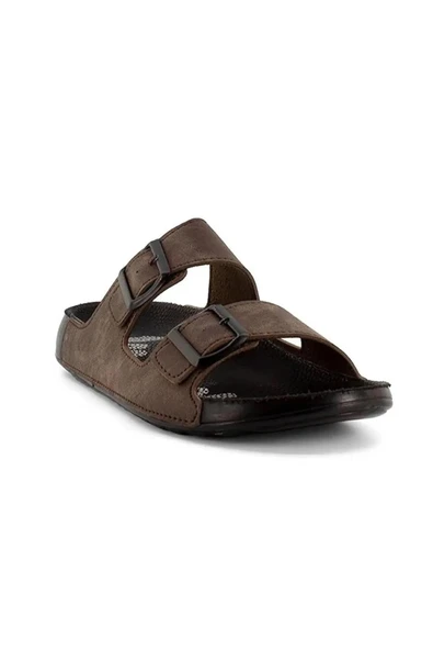 LEE COOPER Orthopedix 2010 Çift Bantlı Suya Dayanıklı Tokalı Erkek Terlik - 2