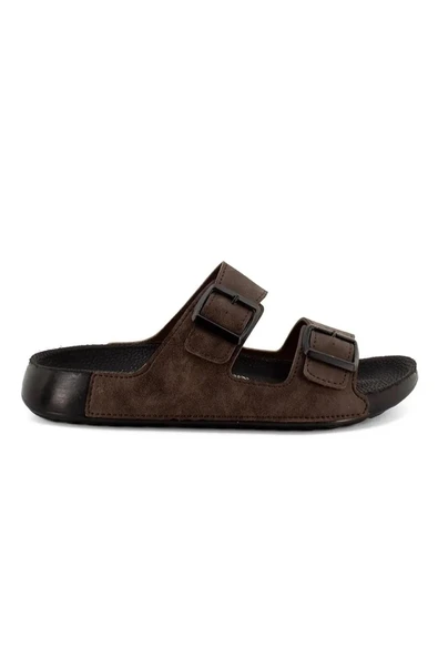 LEE COOPER Orthopedix 2010 Çift Bantlı Suya Dayanıklı Tokalı Erkek Terlik