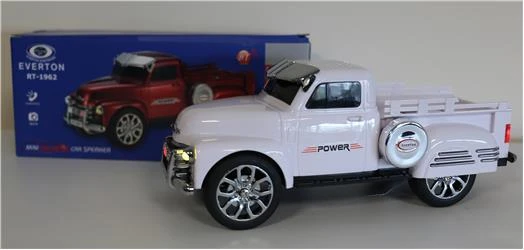 EVERTON RT-1962 Beyaz Arabalı  Bluetooth Fm-Usb-Tf-Aux Şarjlı Nostaljik Radyo - 2