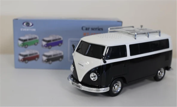 EVERTON RT-1945 Siyah Arabalı Bluetooth Fm-Usb-Tf-Aux Şarjlı Nostaljik Radyo