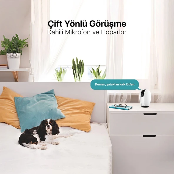 Ttec Wizi Pro Full Hd 360 Derece Tak Çalıştır Wi-Fi Akıllı Kamera - Resim 7