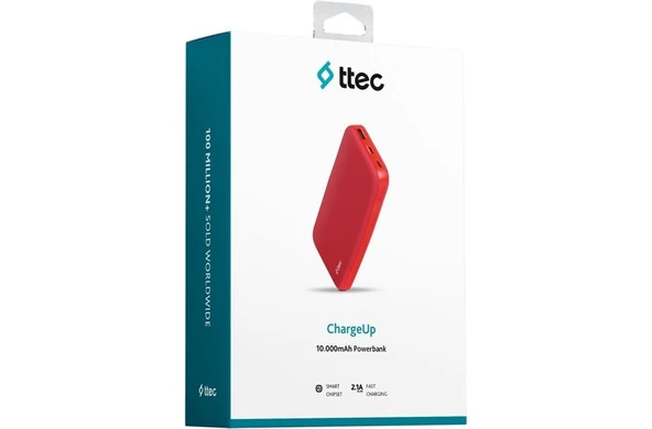 Ttec Chargeup 10.000MAH Taşınabilir Şarj Aleti Powerbank - Resim 8