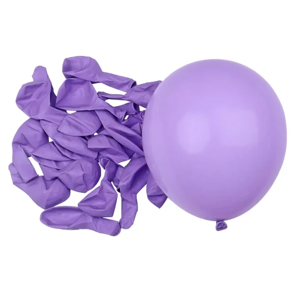 PASTEL BALON MOR 50 ADET - 3