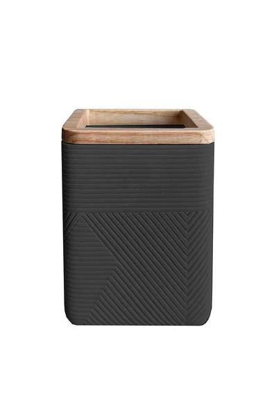 Madera Diş Fırçalık Siyah