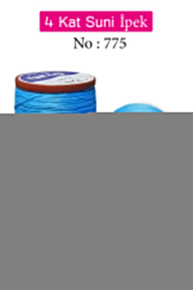 Oyalı 4 Kat Suni İpek İplik İğne Oyası Boncuk İpi Tığ Oyası No:775