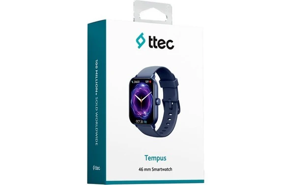 Ttec Tempus 46MM Tft Ekranlı Dikdörtgen Kasa Akıllı Saat - Resim 12