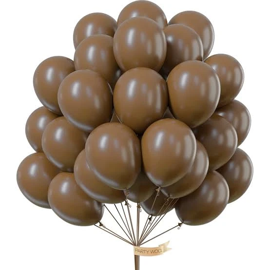 PASTEL BALON KAHVERENGİ 50 ADET 12 INC