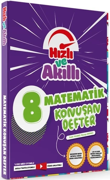 8. Sınıf LGS Matematik Hızlı ve Akıllı Defter Tammat Yayıncılık