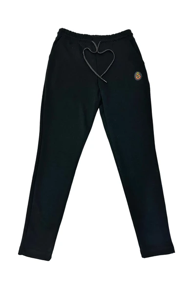 Galatasaray Orijinal Lisanslı Siyah Dar Paça Eşofman Altı - 7