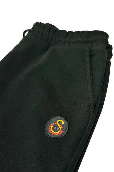 Galatasaray Orijinal Lisanslı Siyah Dar Paça Eşofman Altı - 6