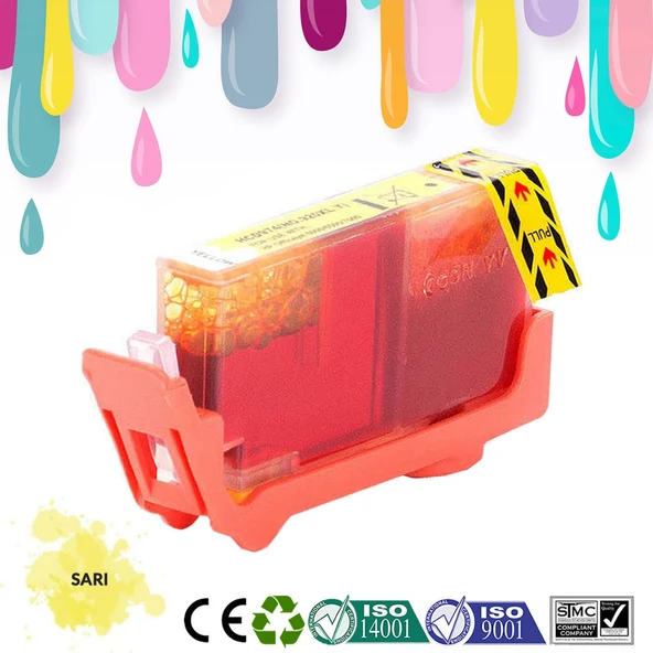 HP 920XL Sarı Muadil Kartuş | CD974A | 6000 | 6500 | 6500a | 7000