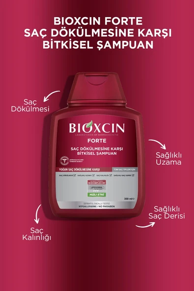 Bioxcin Forte Yoğun Dökülme Karşıtı Şampuan 300 ml - 5