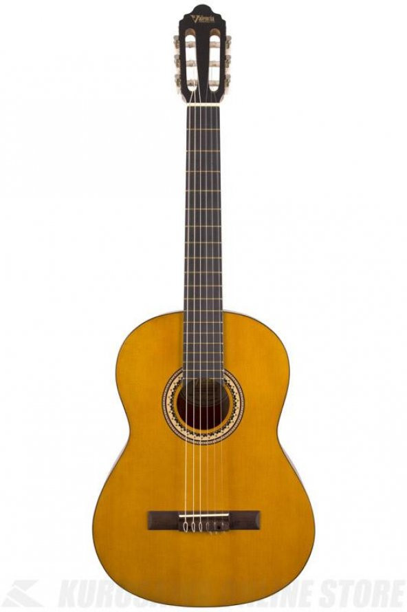 VALENCIA VC204 KLASİK GİTAR, 4/4, NATUREL MAT + KILIF + PENA - 3
