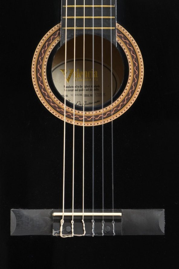 Valencıa Vc104tcbk Klasik Gitar 4/4 Siyah Cutaway Sap Çelikli Vc104tcbk, Valencıa Klasik Gitar 4/4 Siyah Cutaway Sap Çelikli - 3