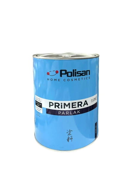 Polisan Primera Parlak Yağlı Boya Bayrak Kırmızı 2,5lt
