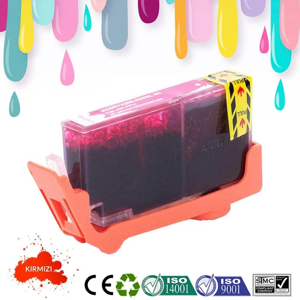 HP 920XL Kırmızı Muadil Kartuş | CD973A | 6000 | 6500 | 6500a | 7