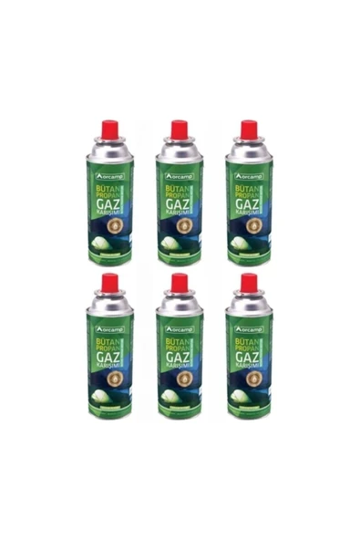 Kamp Kartuş Tüp 227 Gr Çakmaklı Pürmüz Set 6'lı - Kts227