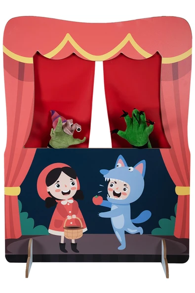 KIRMIZI BAŞLIKLI KIZ VE KURT KUKLA SAHNESİ - 2