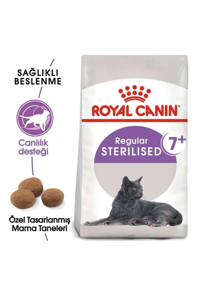 Royal Canin Kısırlaştırılmış Kediler İçin, 7+ Yaş Kuru Kedi Maması, 1.5 Kg