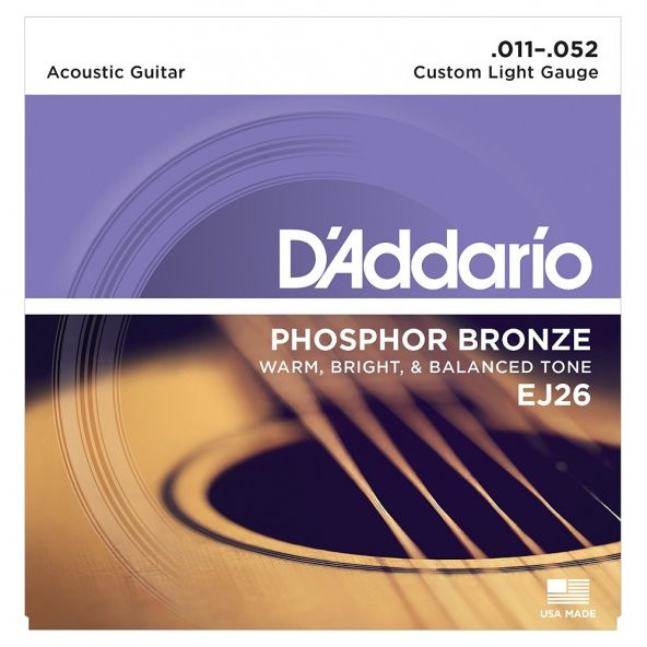 DADDARIO EJ26 AKUSTİK GİTAR TEL SETİ, PHOSPHOR-BRONZE, CUSTOM LI D'ADDARIO, EJ26, AKUSTİK GİTAR TEL SETİ, PHOSPHOR-BRONZE, CUSTOM LIGHT, WARM BRIGHT & BALANCED TONE


 


 