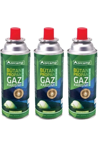 Orcamp Bütan Propan Gaz Kartuşu 227gr Kts227-3'lü