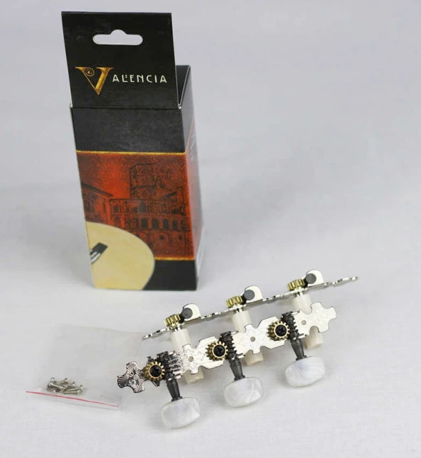 Valencia VCMH0150CR Klasik Gitar Burgusu 3+3 Set