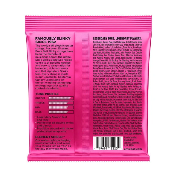 Ernie Ball P02223 Super Slinky Elektro Gitar Teli 09-42 - Resim 2