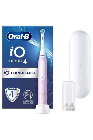 Oral-B iO 4 Eflatun Şarjlı Diş Fırçası