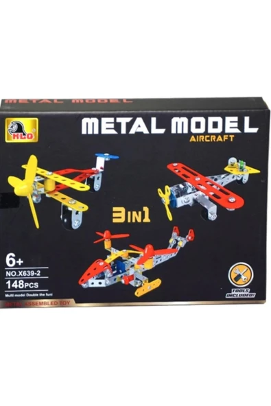 X639 Araçlı 3 In 1 Metal Yapı Seti