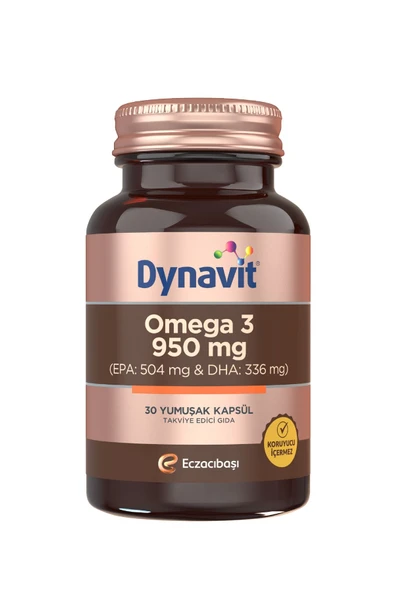 Dynavit Omega 3 950 mg 30 Yumuşak Kapsül - Resim 6