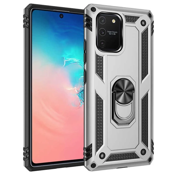 Samsung Galaxy S10 Lite Silikon Kılıf - Gri
