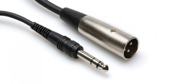 HOSA 1/4'' TRS - XLR (M) balanslı kablo 1.5 mt.