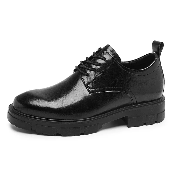 Erkek Deri Brogue Ayakkabı (Siyah)