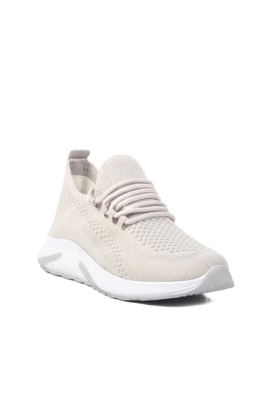 Walkway Buz Beyaz Triko Unisex Spor Ayakkabı - 3