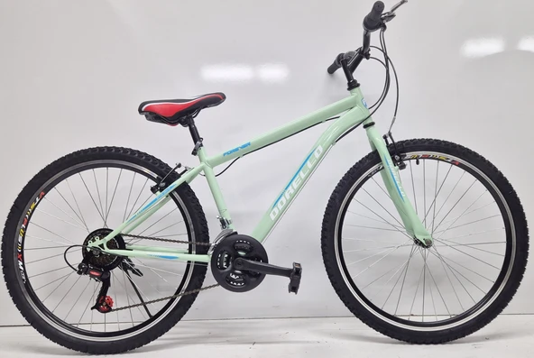 yeşil dorello bisiklet 2640 model 26 jant canel kadro bisiklet