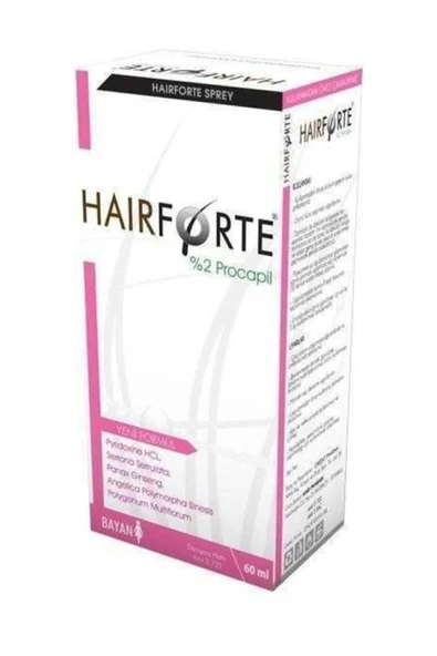 Hairforte Procapil %2 Kadın Saç Spreyi 60 ml