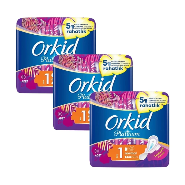 Orkid Platinum 3 No Normal 8 li x 3 Adet