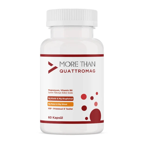 More Than Quattromag Magnezyum Kompleks 60 Kapsül